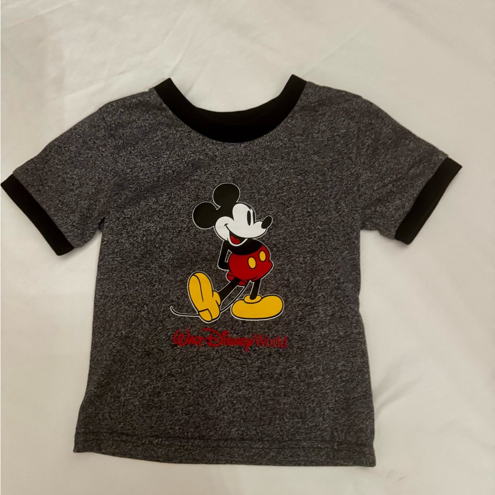 Disney World Parks | Mickey Mouse | Gray Baby T-Shirt 12-18M
